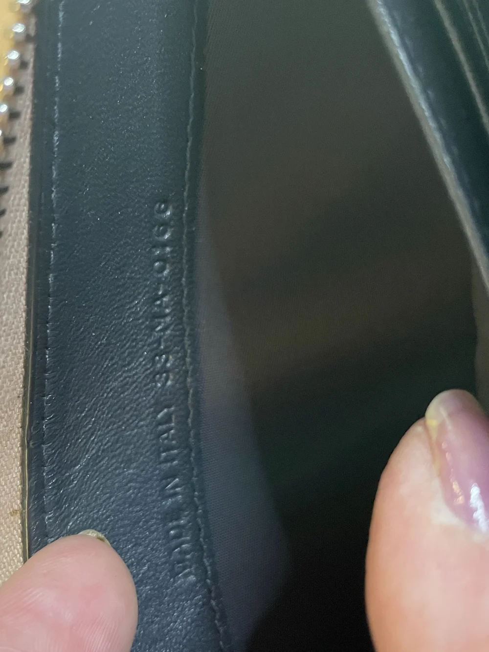 Christian Dior Diorissimo Embossed Zip Around Continental Wallet Brown